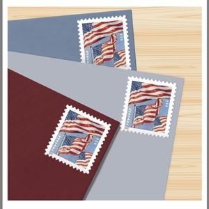 100 Forever Stamps 5 Sheets‎ of 20 First Class USPS Stamps 2022 U.S. Flags
